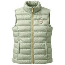 Doudoune Sans Manches Femme Vert Sauge | Mise au Green