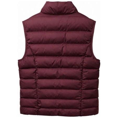 Doudoune Sans Manches Bordeaux Femme — Mise au Green